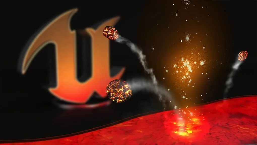 Unreal Engine虚幻游戏引擎中粒子系统视频教程 Introduction to Particle Systems in Unreal Engine