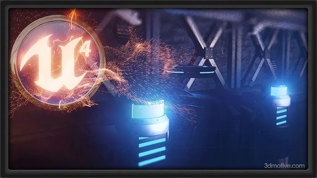 UE4与3dsmax科幻横版游戏制作训练视频教程第二季 3DMotive Building a Side-Scroller in Unreal Engine 4 Volume 2