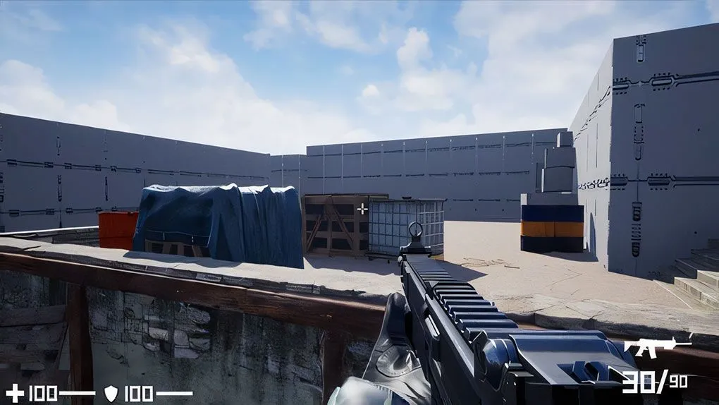 Unreal Engine第一人称射击FPS多人联机游戏制作教程 Unreal Engine 4: Make a Multiplayer First Person Shooter