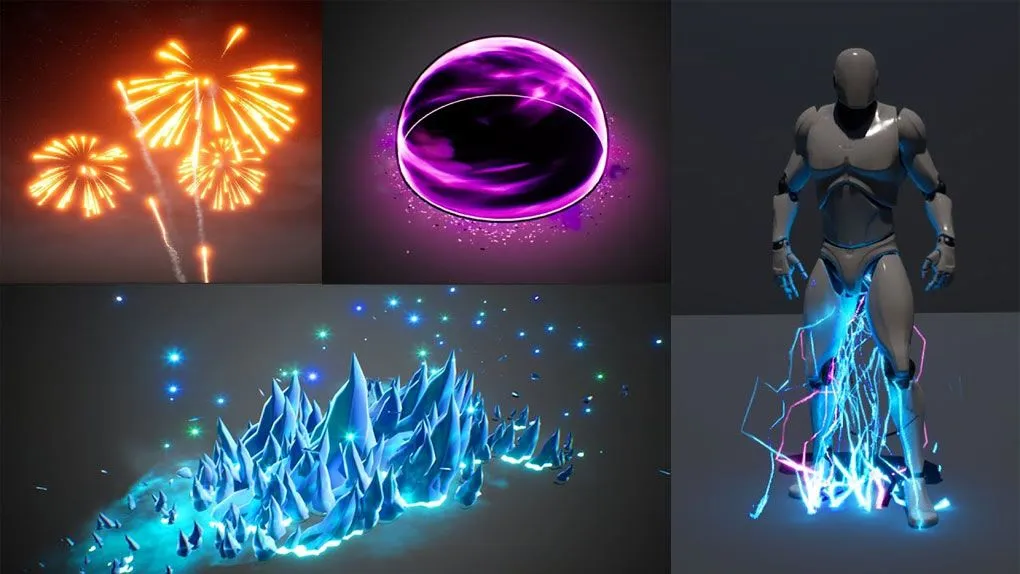 Unreal Engine 5实时VFX特效从入门到精通教程 中文字幕 Basic to Advance Realtime VFX Course in Unreal Engine 5