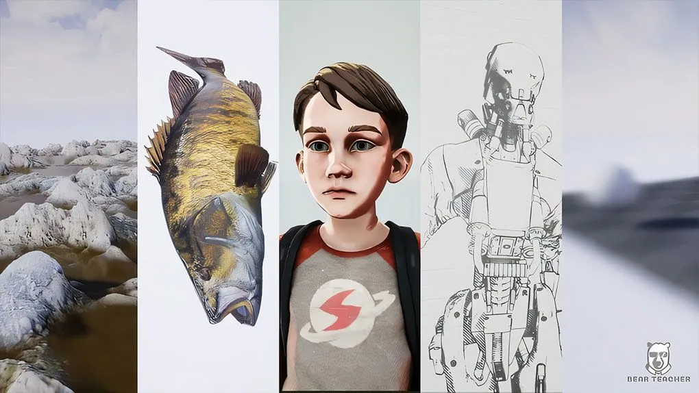 Unreal Engine虚幻引擎中真实复杂材质制作教程 中文字幕 Real life complex materials for UE