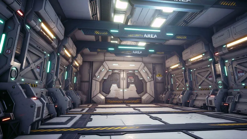 Unreal Engine与Blender守望先锋游戏科幻长廊场景制作教程 Sci Fi Corridor – Eric Huang