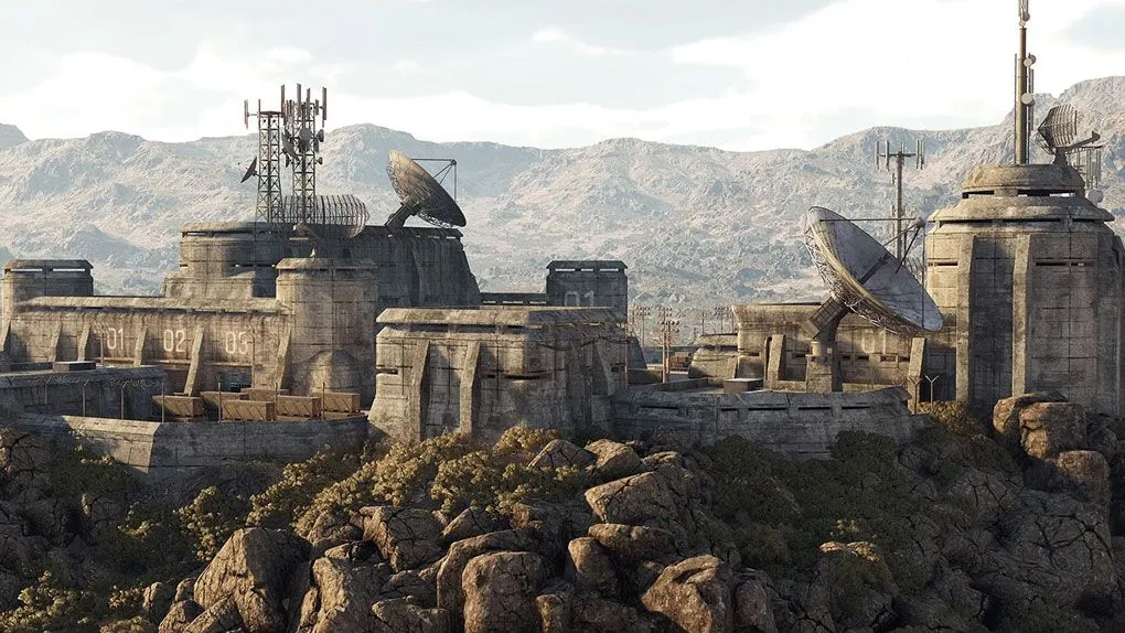 前哨站和掩体环境场景虚幻引擎UE游戏素材 Outpost and Bunker Environment