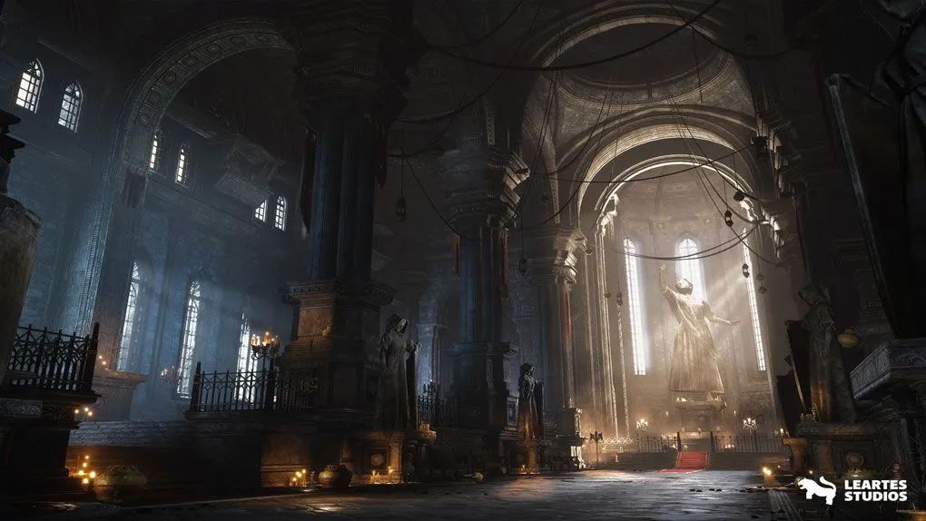 古代大教堂环境场景Unreal Engine游戏素材 Ancient Cathedral Environment