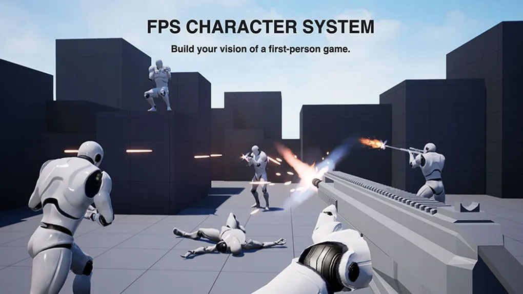 FPS角色第一人称射击系统蓝图Unreal Engine游戏素材 FPS Character System