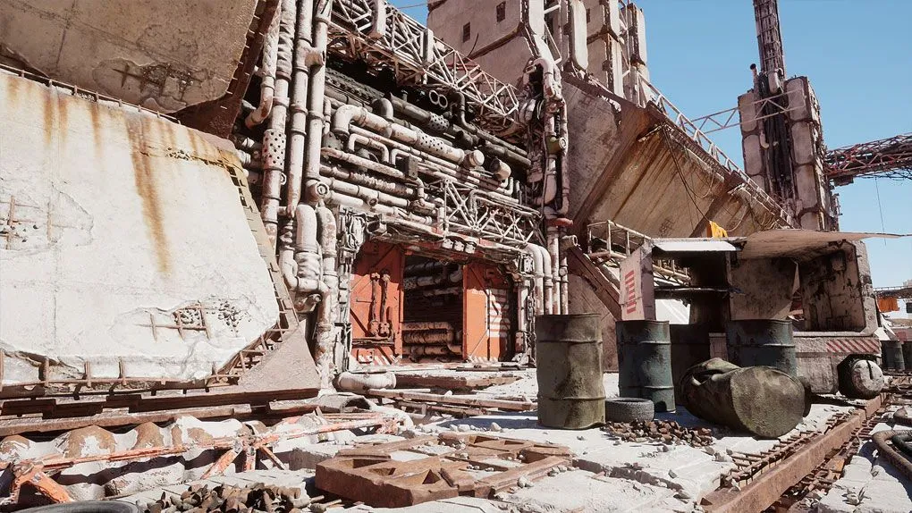 科幻城市环境场景Unreal Engine游戏素材资源 Sci-fi City Environment