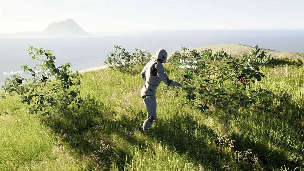 交互式树叶植物拾取系统蓝图Unreal Engine游戏素材资源 Interactive Foliage pickup system V1