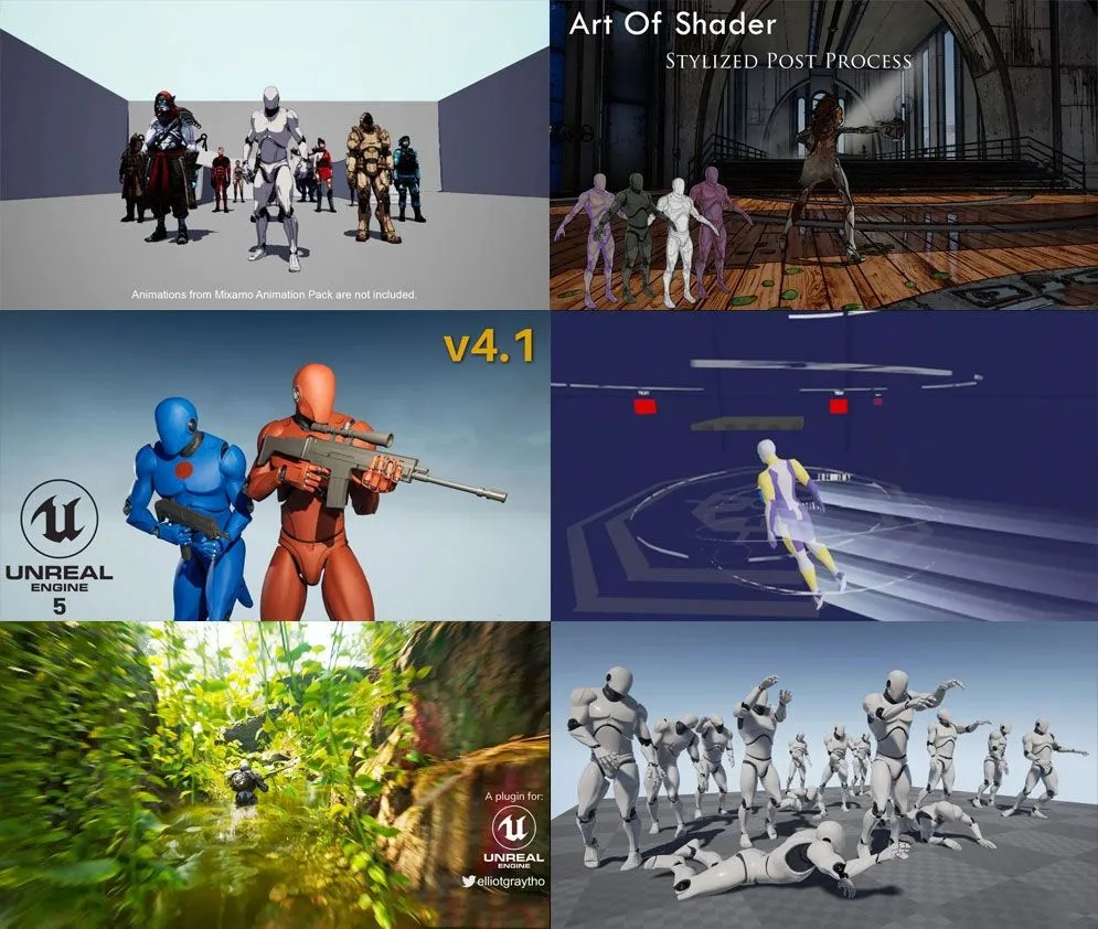 Unreal Engine虚幻游戏引擎游戏素材2022年1月合集第三季