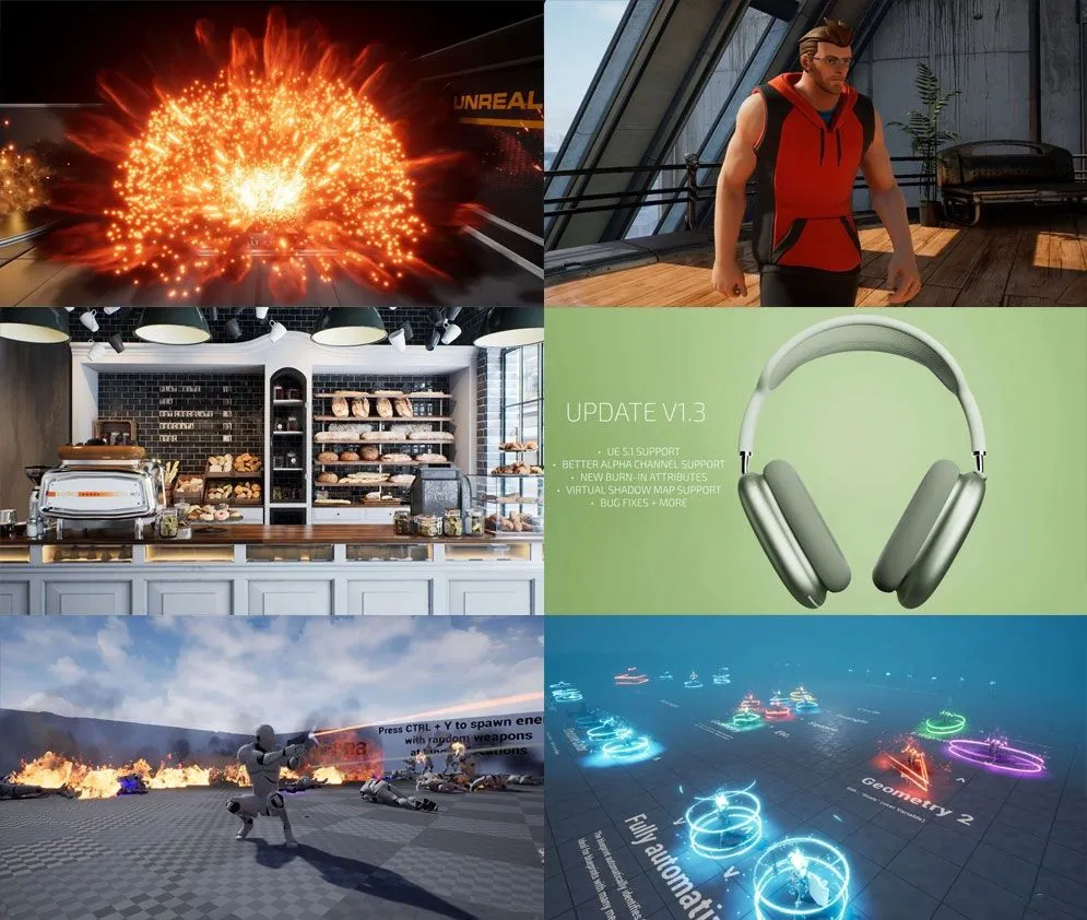 Unreal Engine虚幻游戏引擎游戏素材2022年1月合集第四季