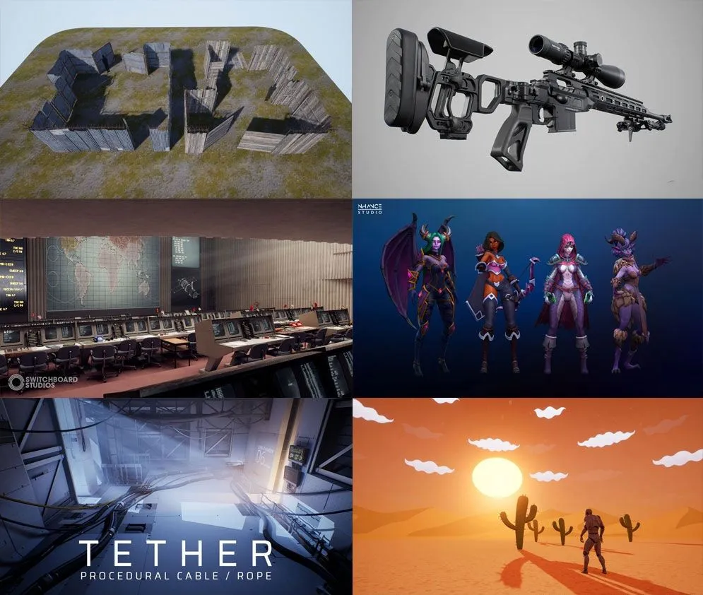 Unreal Engine虚幻引擎游戏素材2022年2月合集第一季