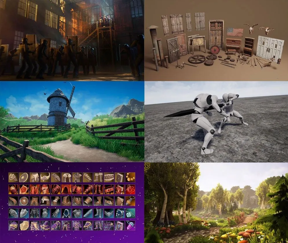 Unreal Engine虚幻引擎游戏素材合集2022年2月第三季