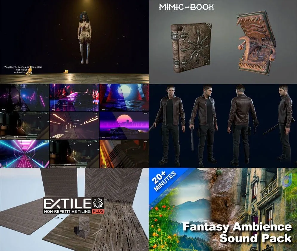 Unreal Engine虚幻引擎游戏素材合集2022年3月第三季