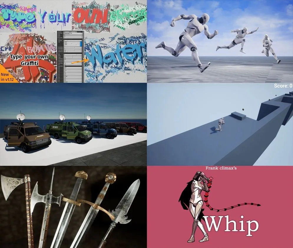 Unreal Engine虚幻游戏引擎游戏素材2022年12月合集第二季