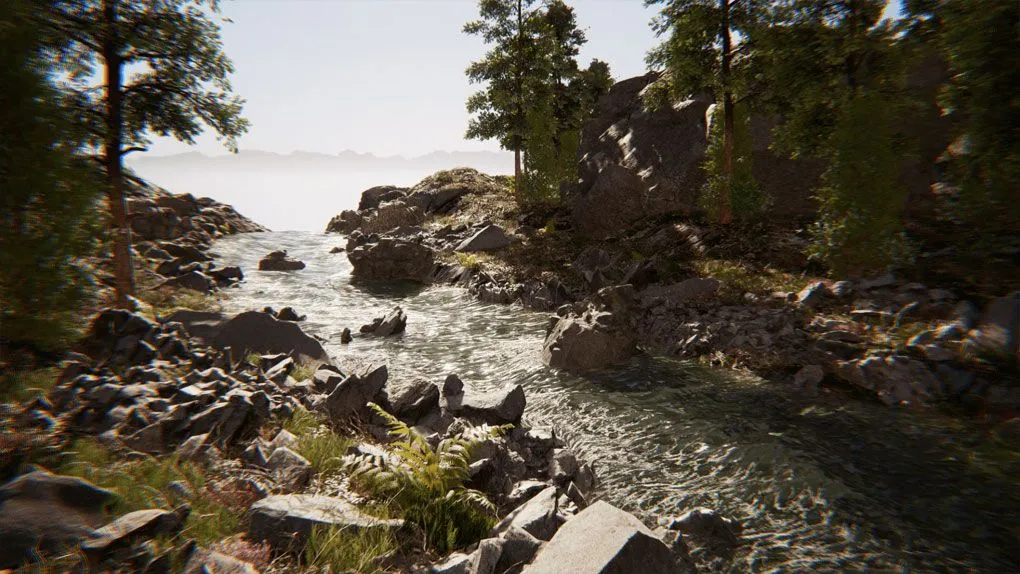 真实河流溪流自然环境Unreal Engine游戏素材资源 Riverology