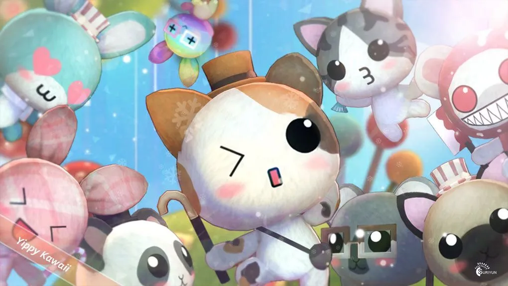 娃娃机可爱动物3D玩偶Unreal Engine游戏素材资源 Yippy Kawaii