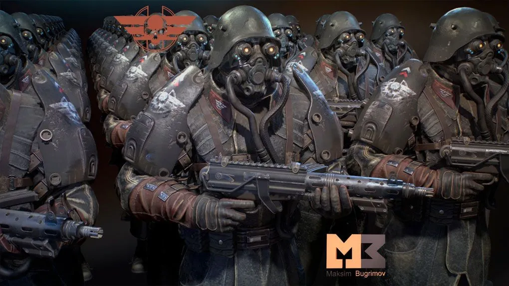 柴油朋克战斗角色Unreal Engine游戏素材资源 Dystopia Soldier