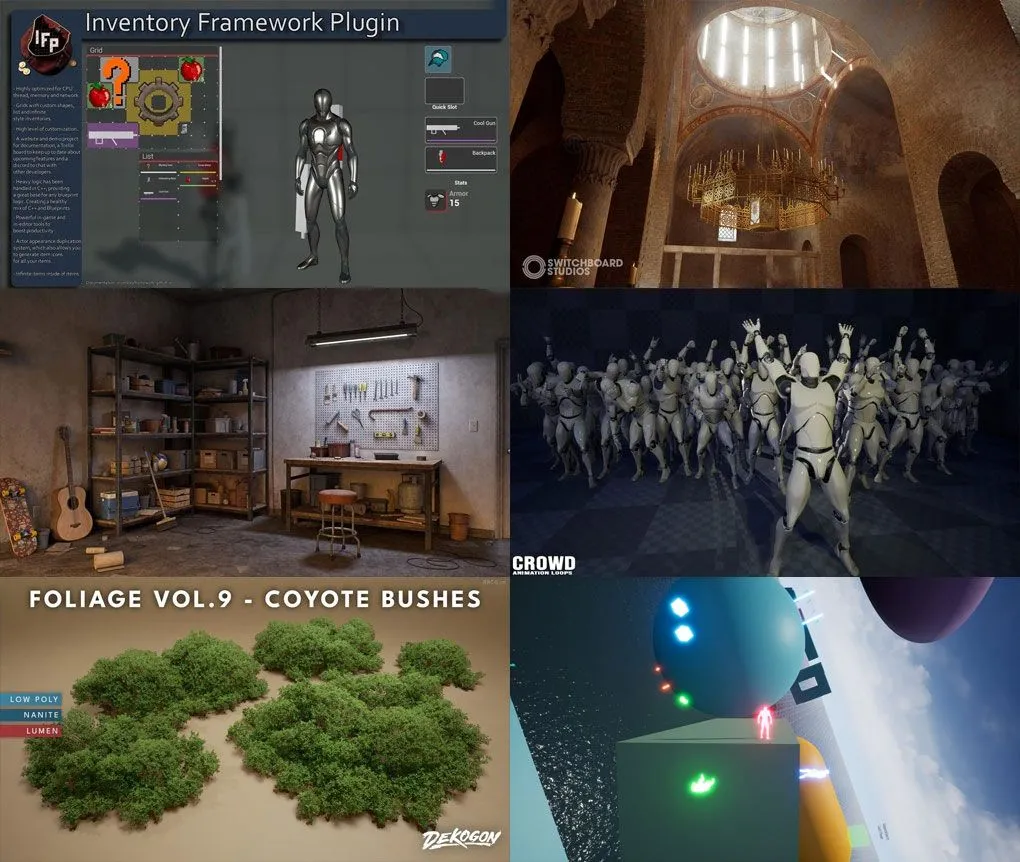 Unreal Engine虚幻引擎游戏素材合集2024年第三季