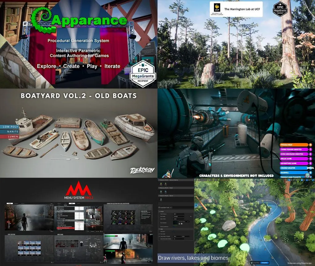 Unreal Engine虚幻引擎游戏素材合集2024年第四季