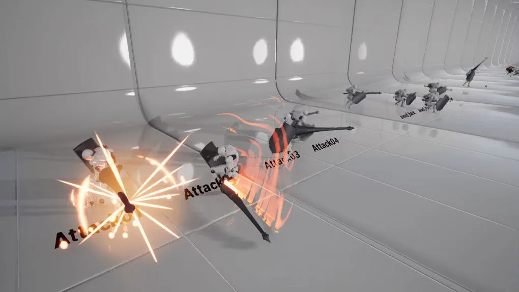 118组重型枪骑兵角色战斗动画UE游戏素材 Heavy Lancer AnimSet