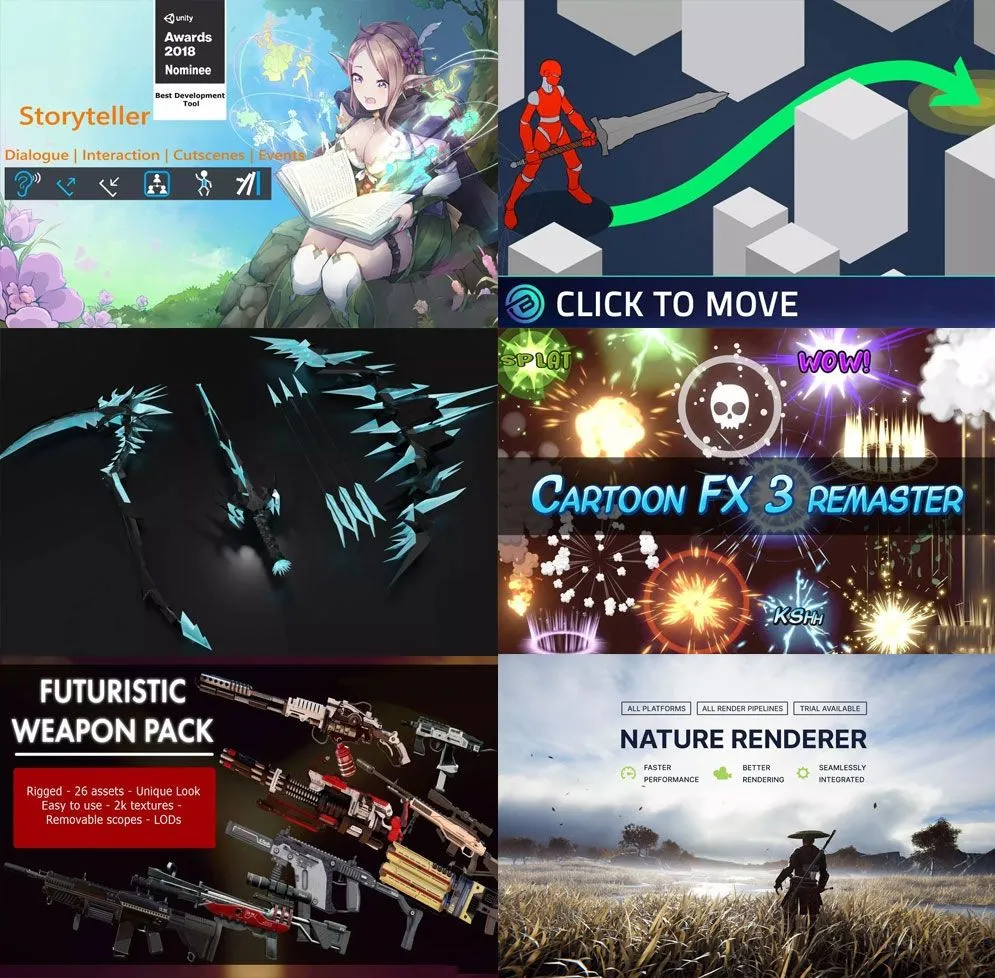 Unity游戏资源素材2022年11月合集第三季