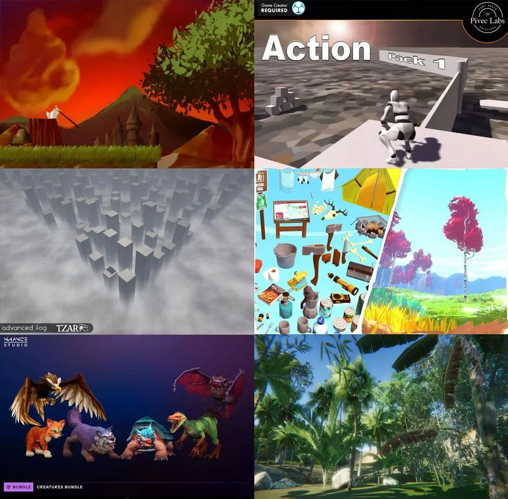 Unity游戏素材资源合集2022年12月第一季