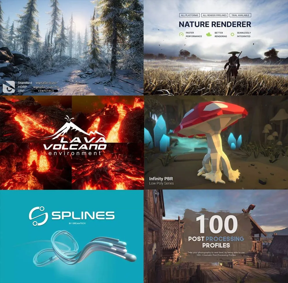 Unity游戏素材资源合集2022年12月第三季