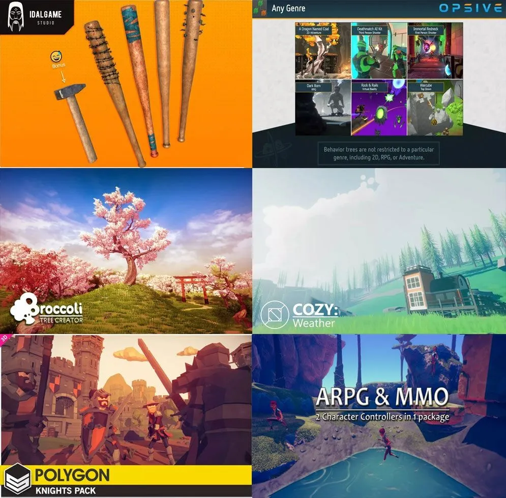 Unity游戏素材资源合集2022年12月第四季