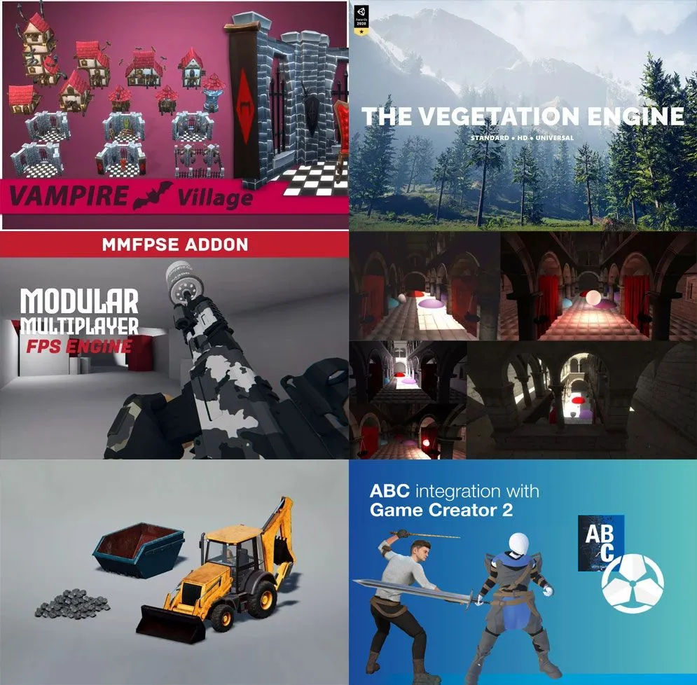 Unity游戏素材资源合集2023年1月第一季