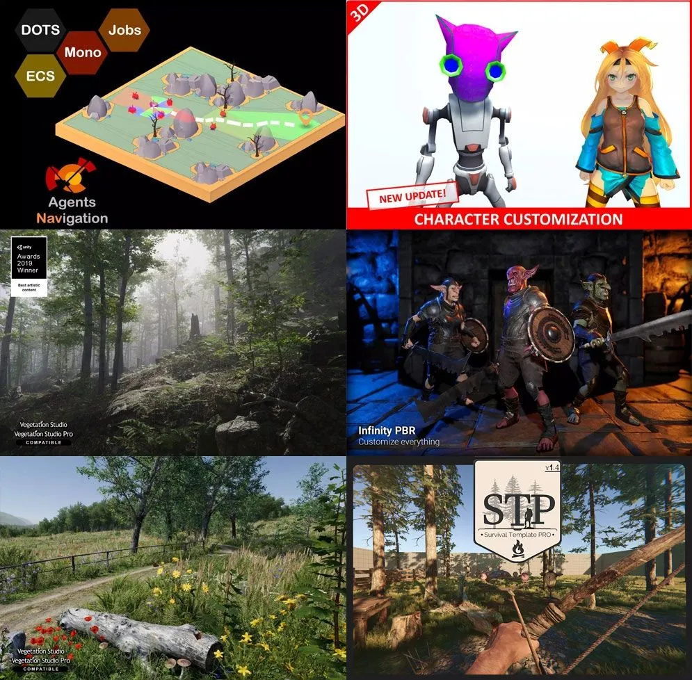 Unity游戏素材资源合集2023年1月第四季