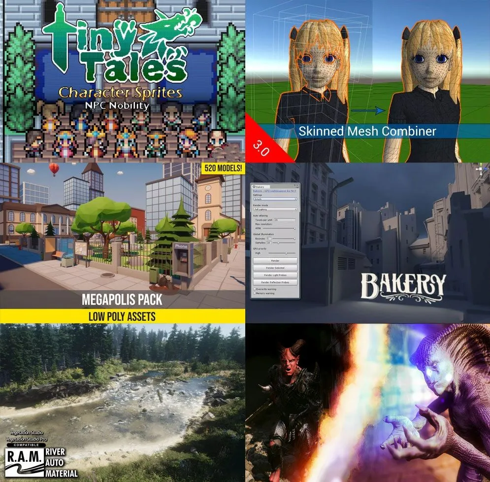 Unity游戏素材资源合集2023年1月第五季