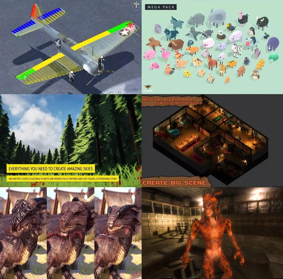 Unity游戏素材资源合集2023年2月第一季