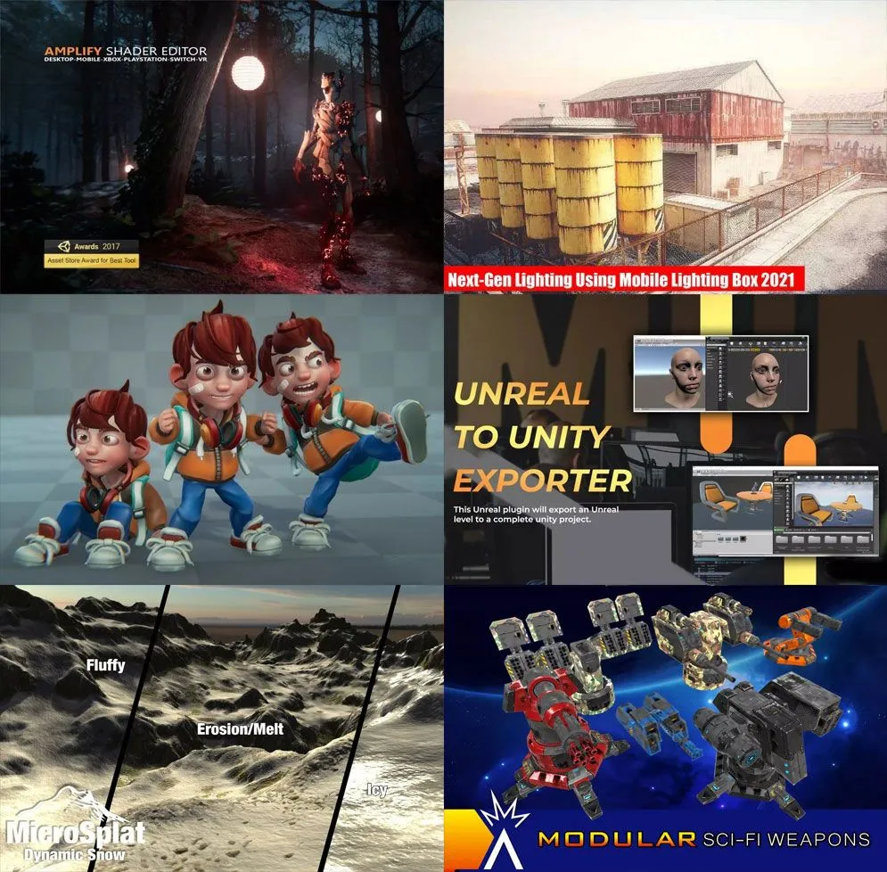 Unity游戏素材资源合集2023年3月第一季