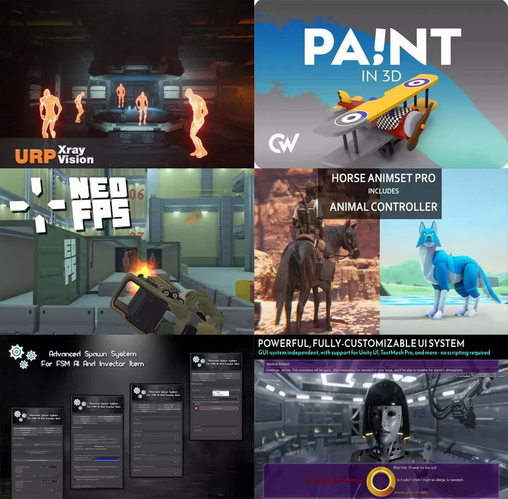 Unity游戏素材资源合集2023年5月第一季