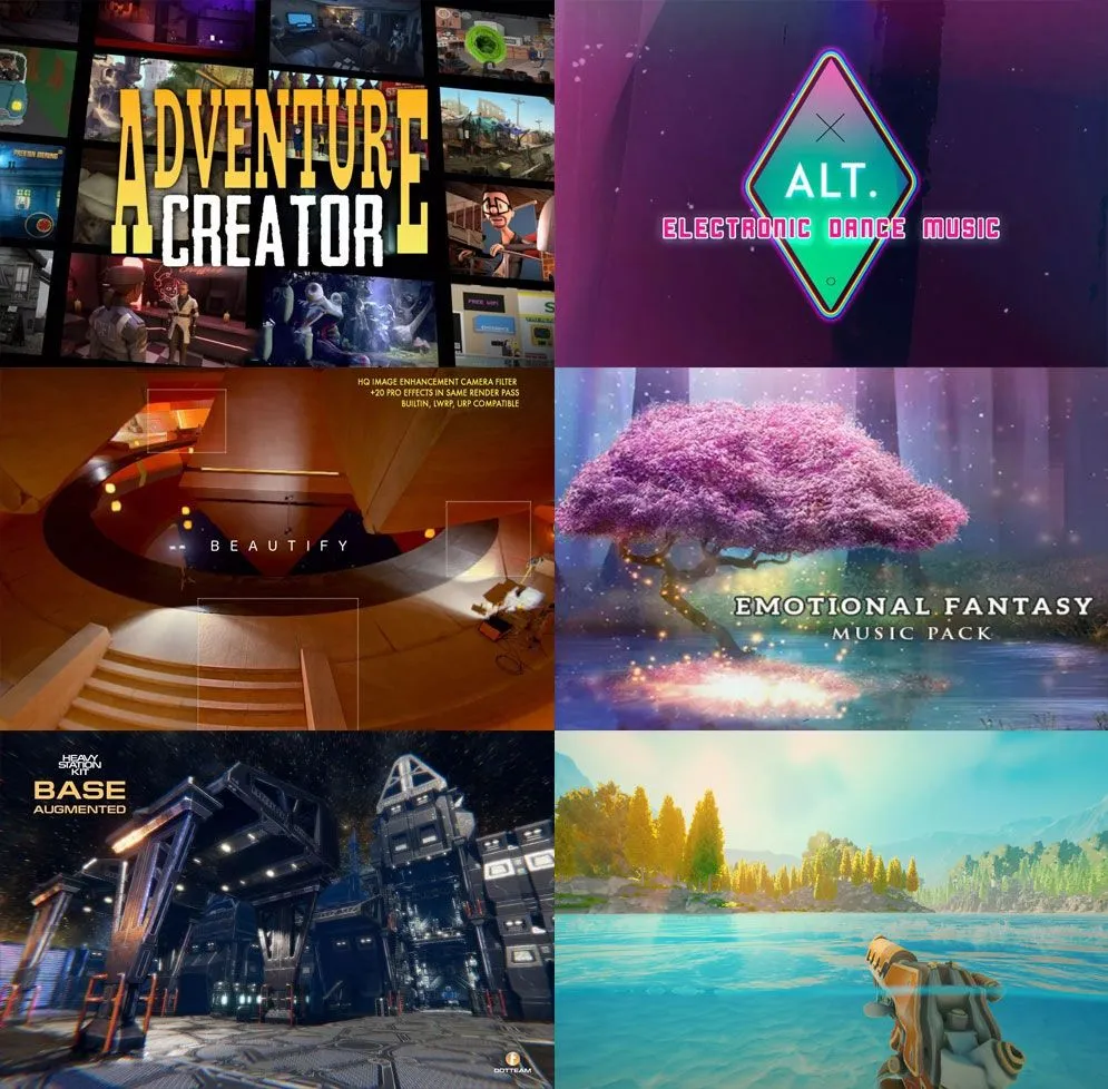 Unity游戏素材资源合集2023年6月第一季