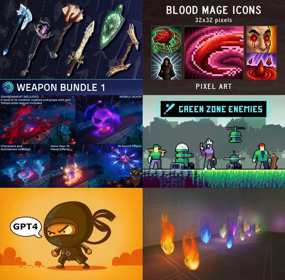 Unity游戏素材资源合集2023年11月第一季