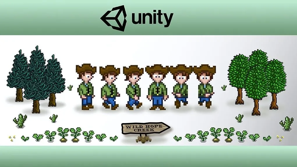 Unity 2D农场RPG角色扮演游戏完整开发制作视频教程 中文字幕 Unity 2D Game Developer Course Farming RPG