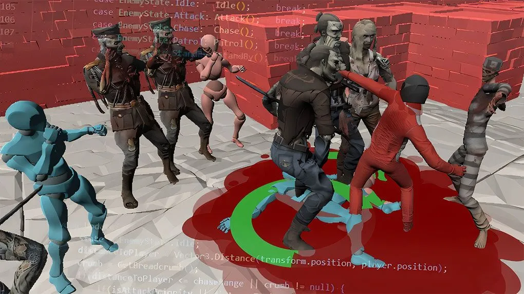 Unity中NavMesh系统技术制作僵尸游戏视频教程 中文字幕 Zombie Escape: A Point & Click 3D Game using Unity's NavMesh