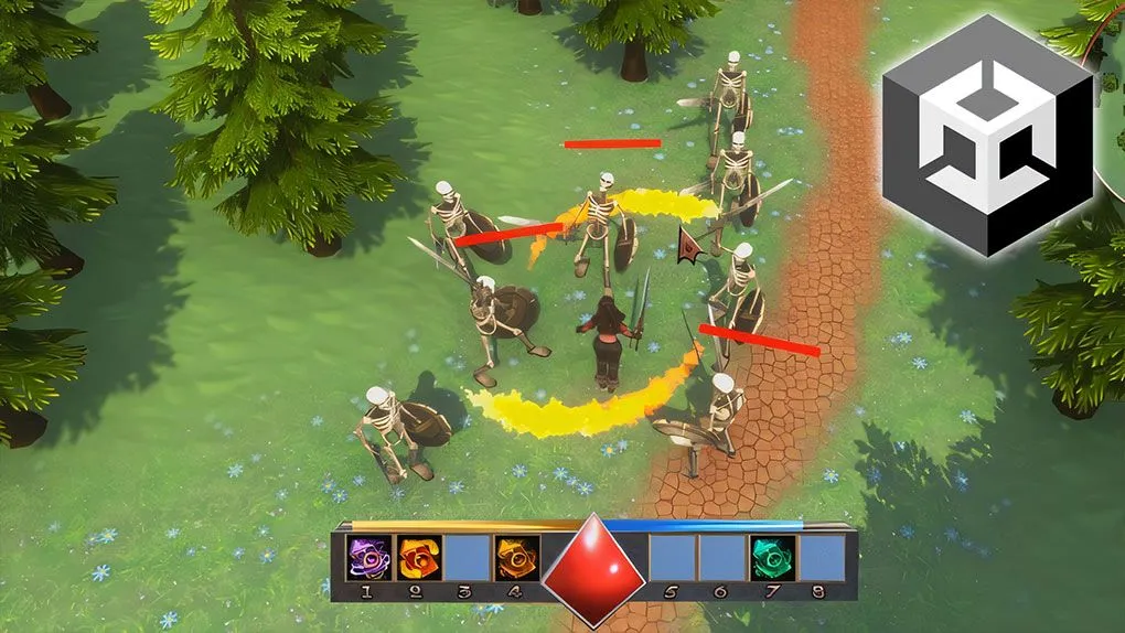 Unity奇幻RPG角色扮演游戏完整制作流程视频教程 中文字幕 Create an RPG Game in Unity