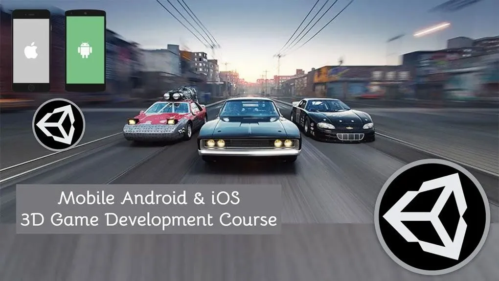 Unity手机iOS和Android赛车游戏开发制作视频教程 中文字幕