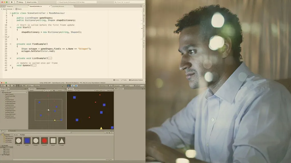 Unity中C#脚本核心技术训练视频教程 C# Scripting in Unity: Beyond the Basics