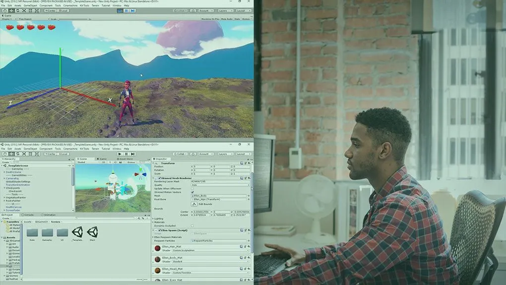 Unity中VR虚拟现实游戏开发训练视频教程 Big Picture: Unity VR Development