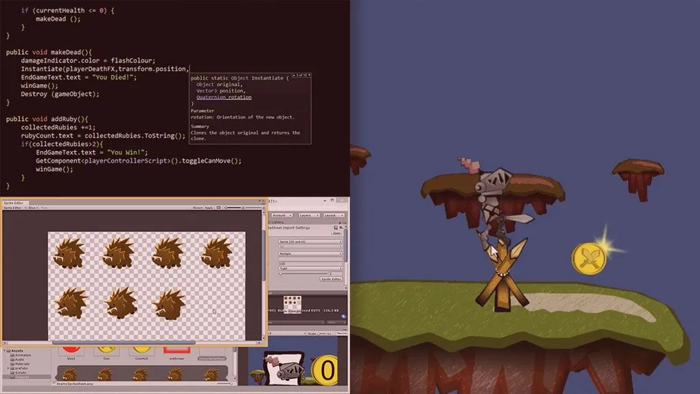 Unity中2D游戏敌对势力AI制作基础训练视频教程 Unity 2D Fundamentals - Obstacles and Enemies
