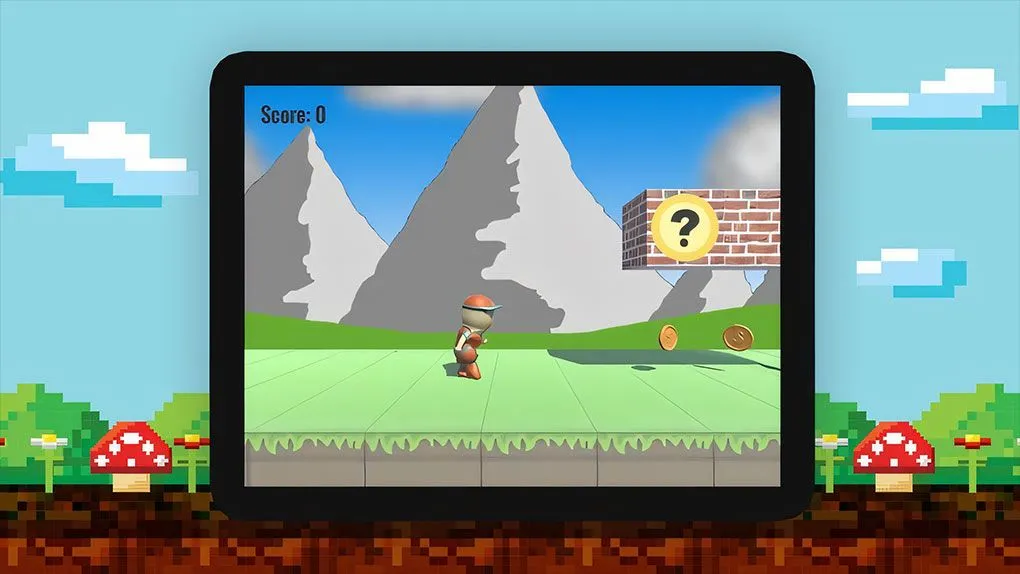 Unity马里奥跑酷游戏实例制作视频教程 Build and model a 3D Super MARLO runner clone in Unity