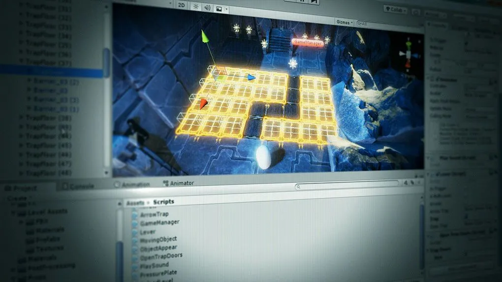 Unity游戏迷宫设计实例训练视频教程 Building Puzzles while Designing in Unity