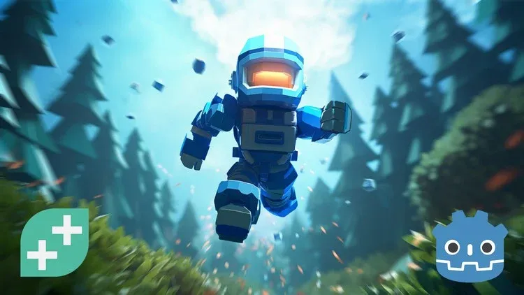 Godot 4引擎3D游戏开发核心技术训练视频教程 Complete Godot 3D: Develop Your Own 3D Games Using Godot 4