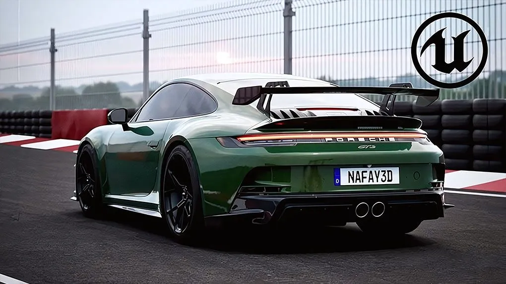 UE5虚幻引擎逼真汽车渲染动画大师班视频教程 Unreal Engine 5: Realistic Automotive Rendering Masterclass