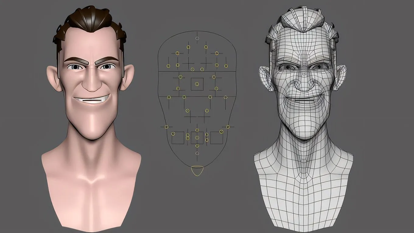 Maya角色面部表情绑定动画大师级视频教程 Creating Stylized Facial Rigs in Maya With Hector Abraham Torres
