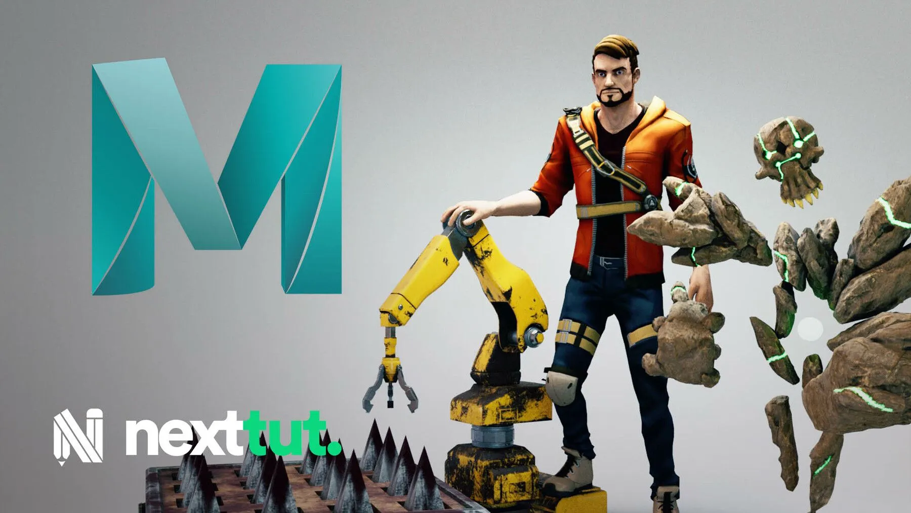 Maya 2022角色绑定基础技能训练视频教程