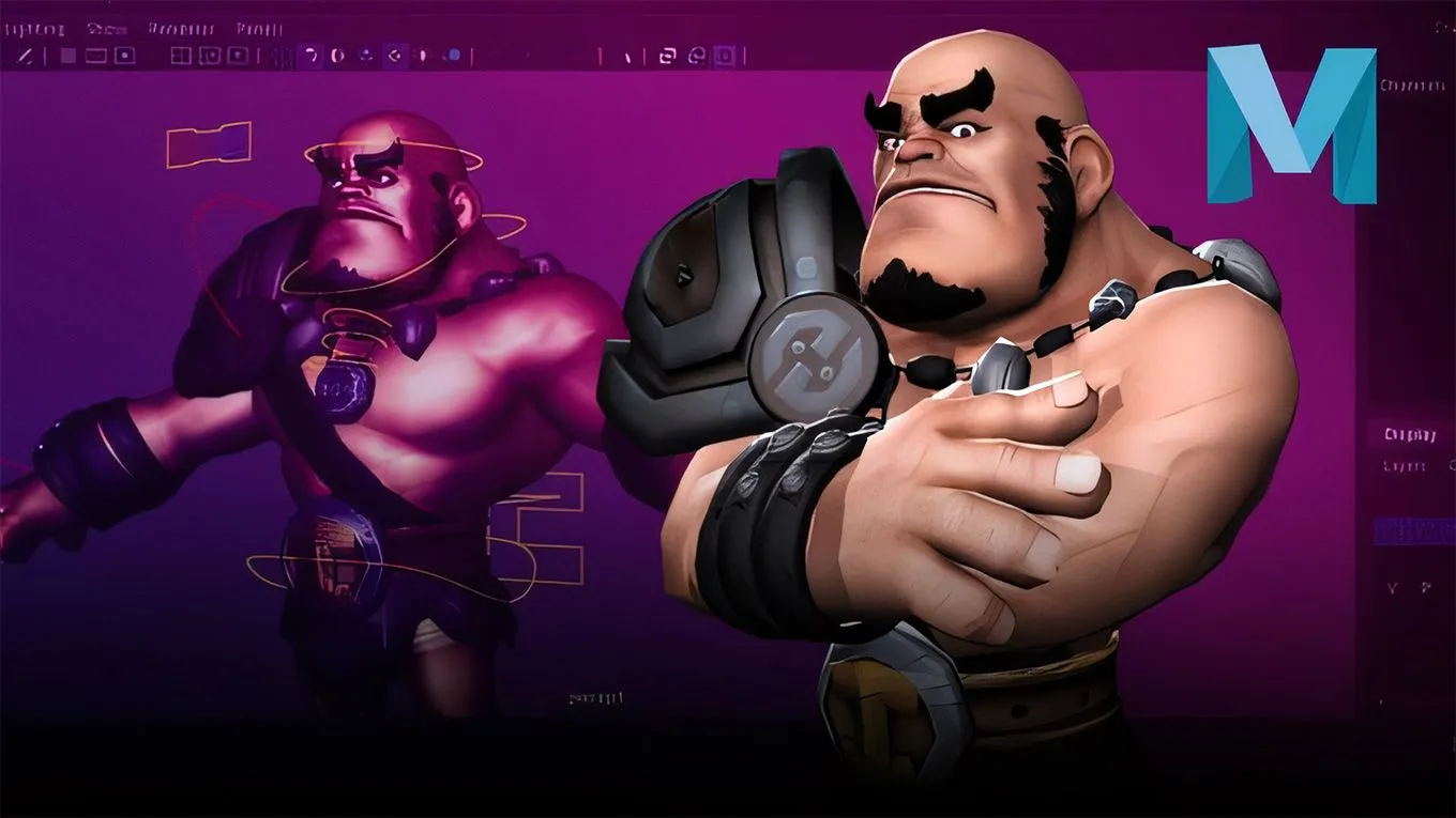 Maya游戏角色绑定全面技能训练视频教程 中文字幕