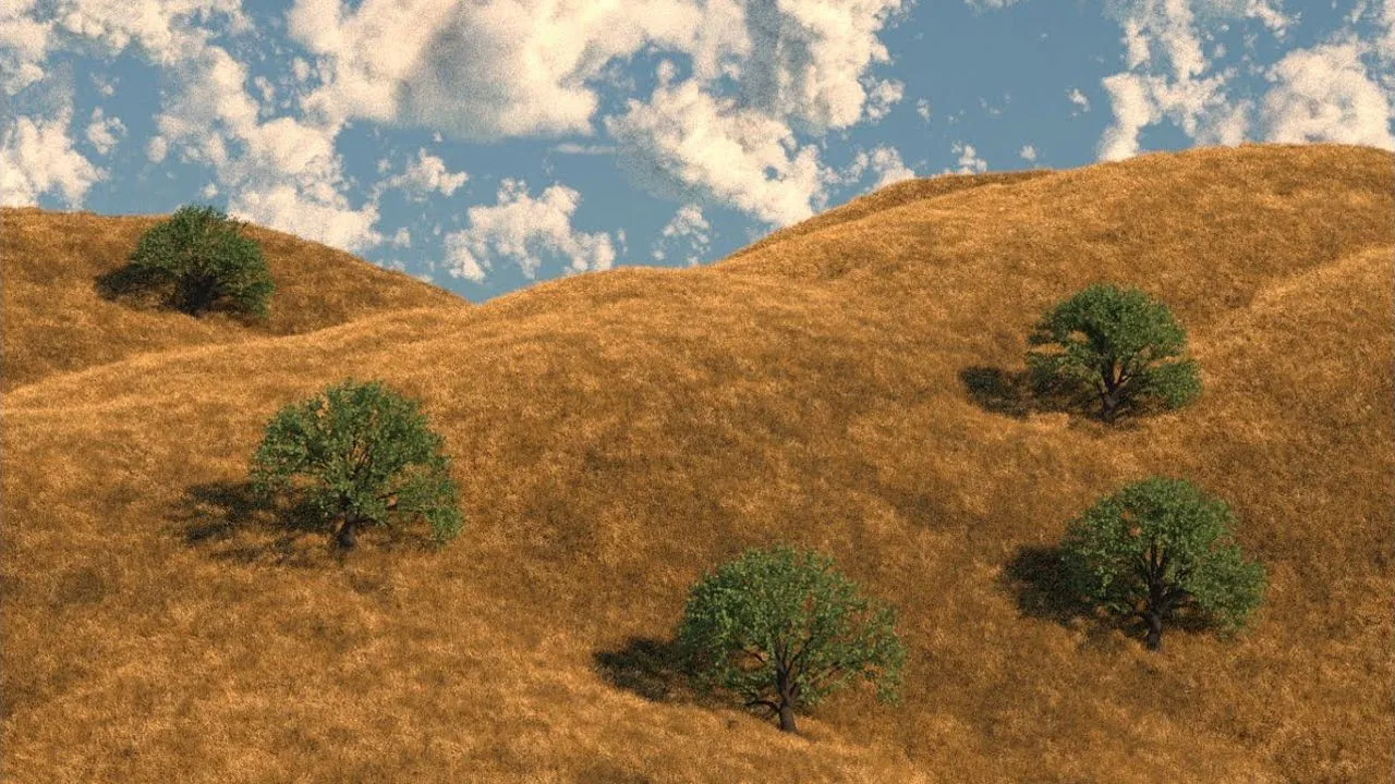 Maya自然环境场景完整制作流程视频教程